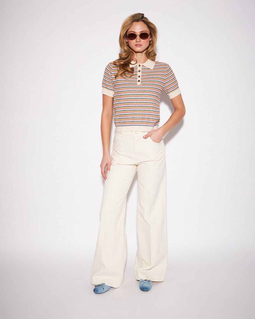 John + Jenn Roland SS Polo Knit