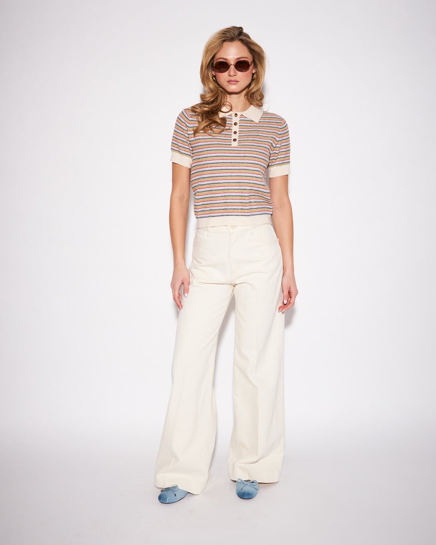 John + Jenn Roland SS Polo Knit
