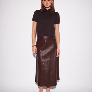John + Jenn Hanson Fur Trim Cardi