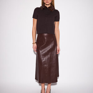 John + Jenn Hanson Fur Trim Cardi