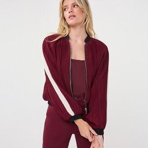 Esqualo Wrenley Plisse Bomber