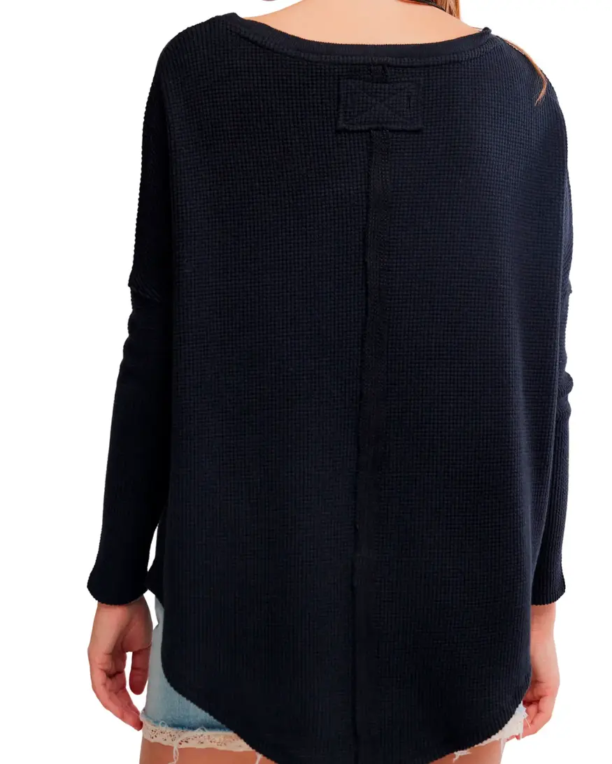 Free People Latte Blues Thermal