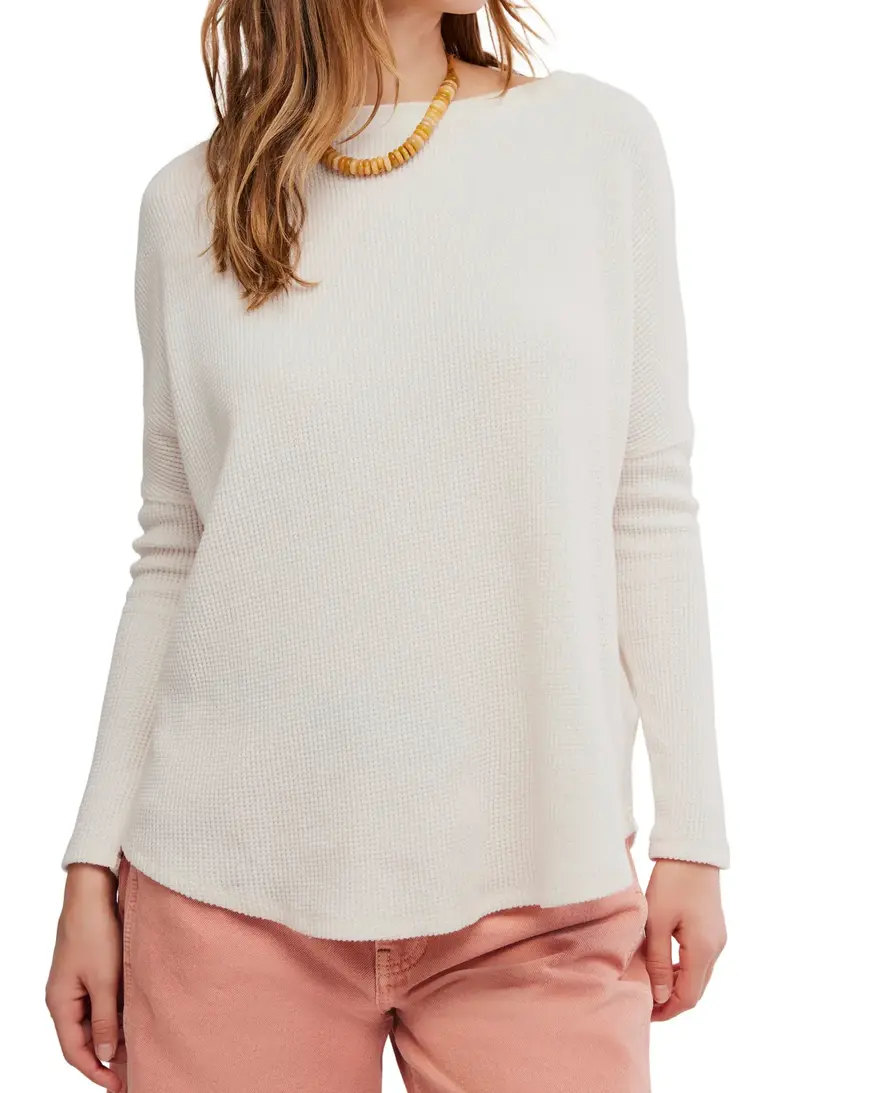 Free People Latte Blues Thermal