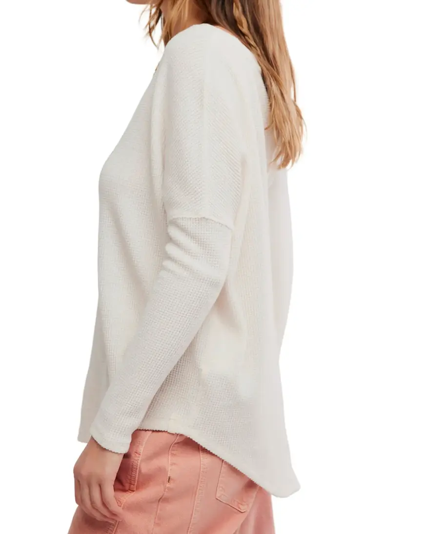 Free People Latte Blues Thermal