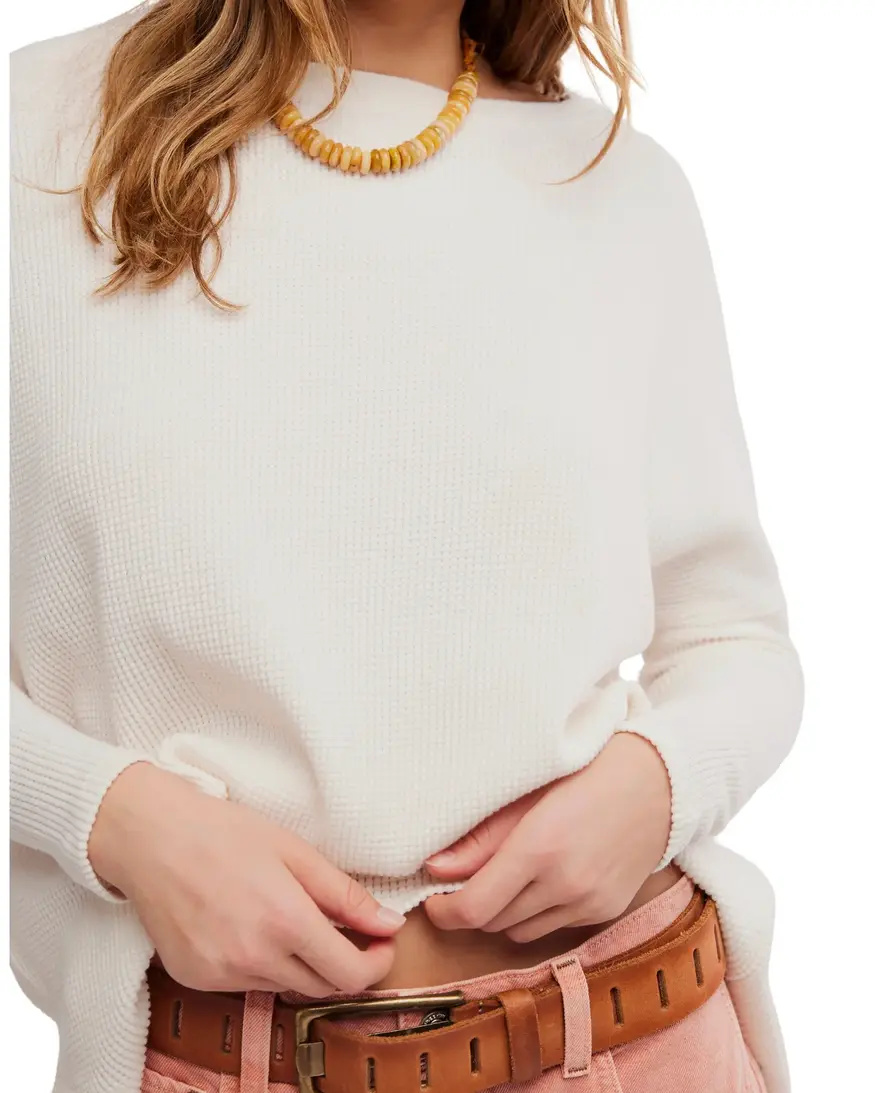 Free People Latte Blues Thermal