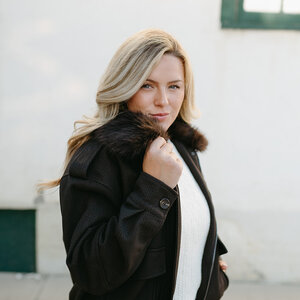 RD Style Mikaya PU Jacket/Faux Fur Collar