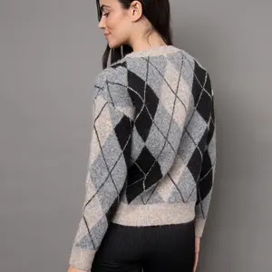 RD Style Agrippina Argyle Cardigan