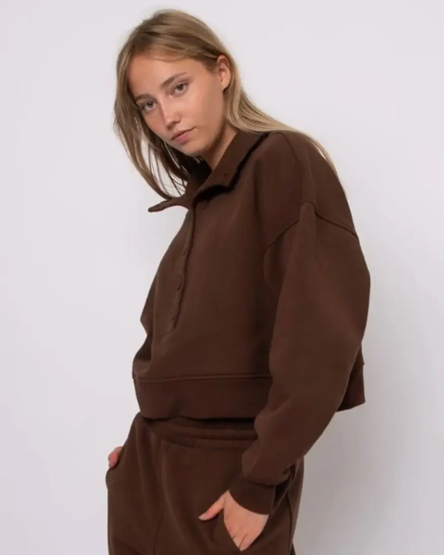 RD Style Malta Fleece Mock Neck Pullover