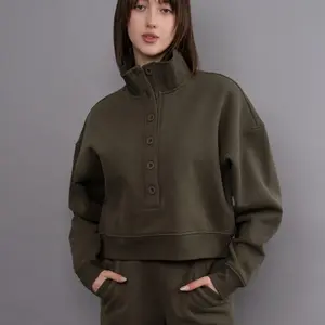 RD Style Malta Fleece Mock Neck Pullover