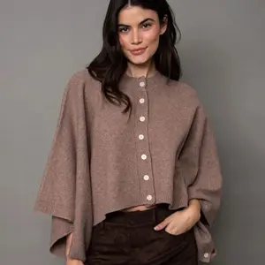 RD Style Costanza Button Poncho