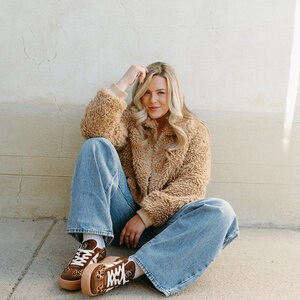 Brunette The Label Bubble Sherpa Jacket