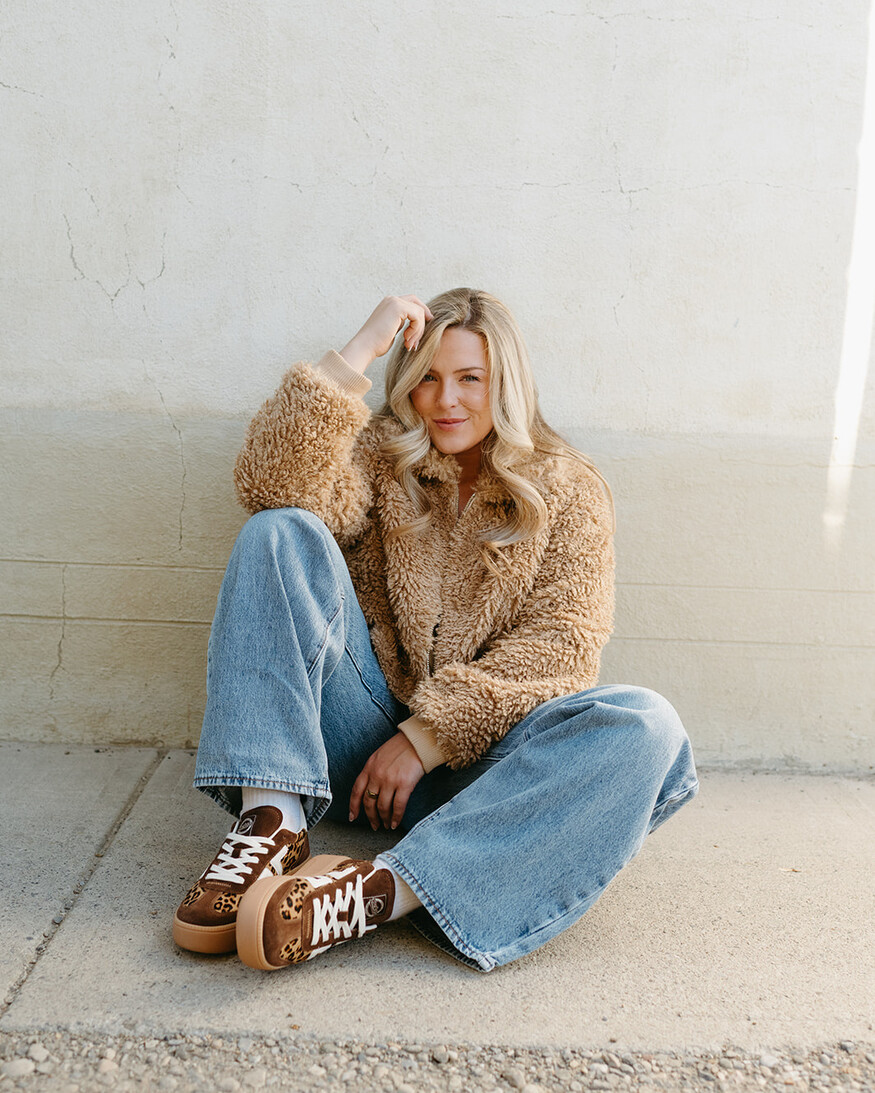 Brunette The Label Bubble Sherpa Jacket