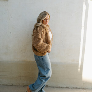 Brunette The Label Bubble Sherpa Jacket
