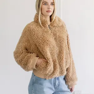 Brunette The Label Bubble Sherpa Jacket