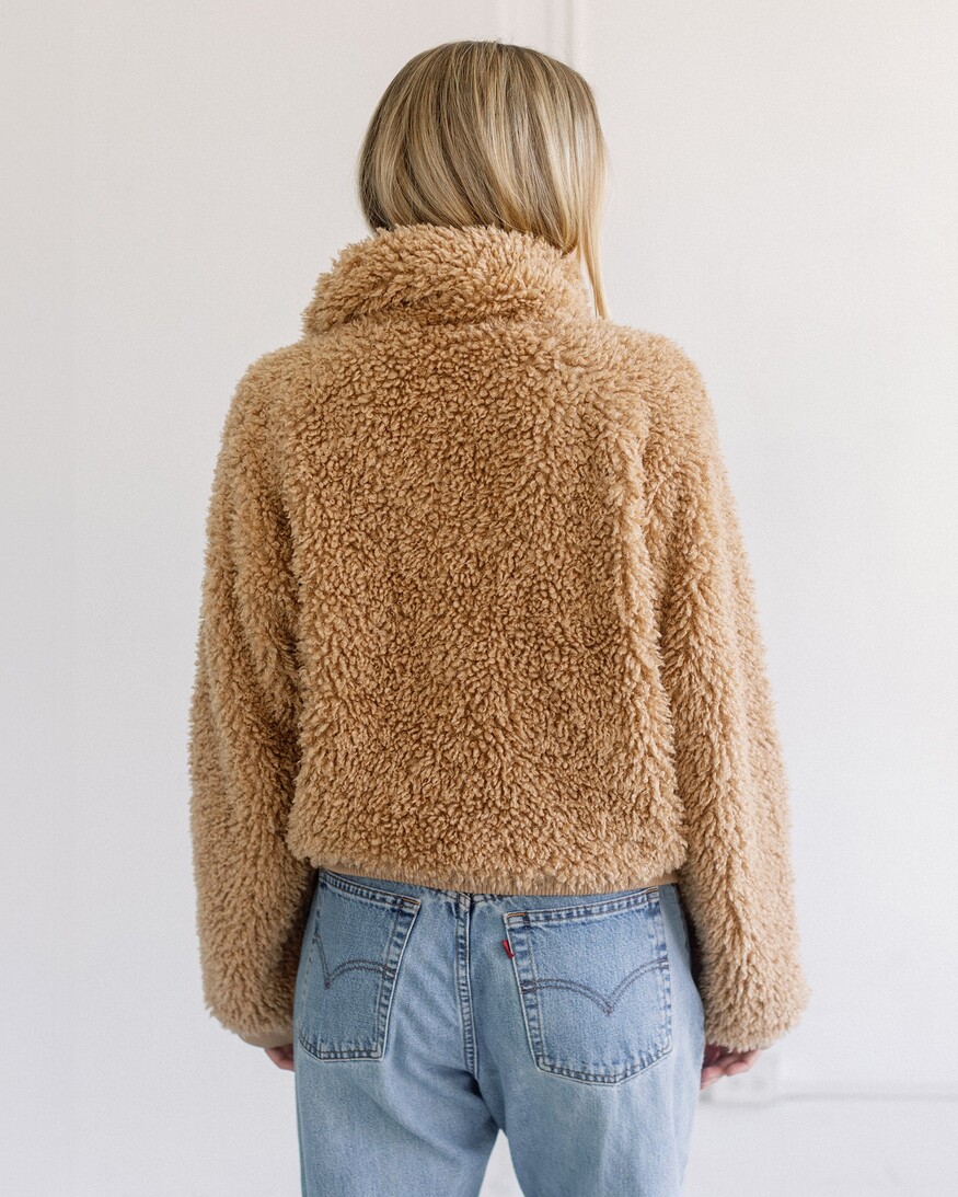 Brunette The Label Bubble Sherpa Jacket
