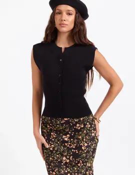 Dollhouse Btn Front Sweater