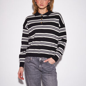 John + Jenn Poppy Polo Knit