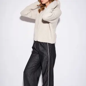 John + Jenn Gavin Hooded Zip Knit