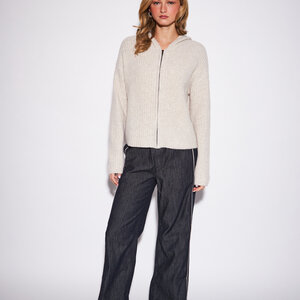 John + Jenn Gavin Hooded Zip Knit