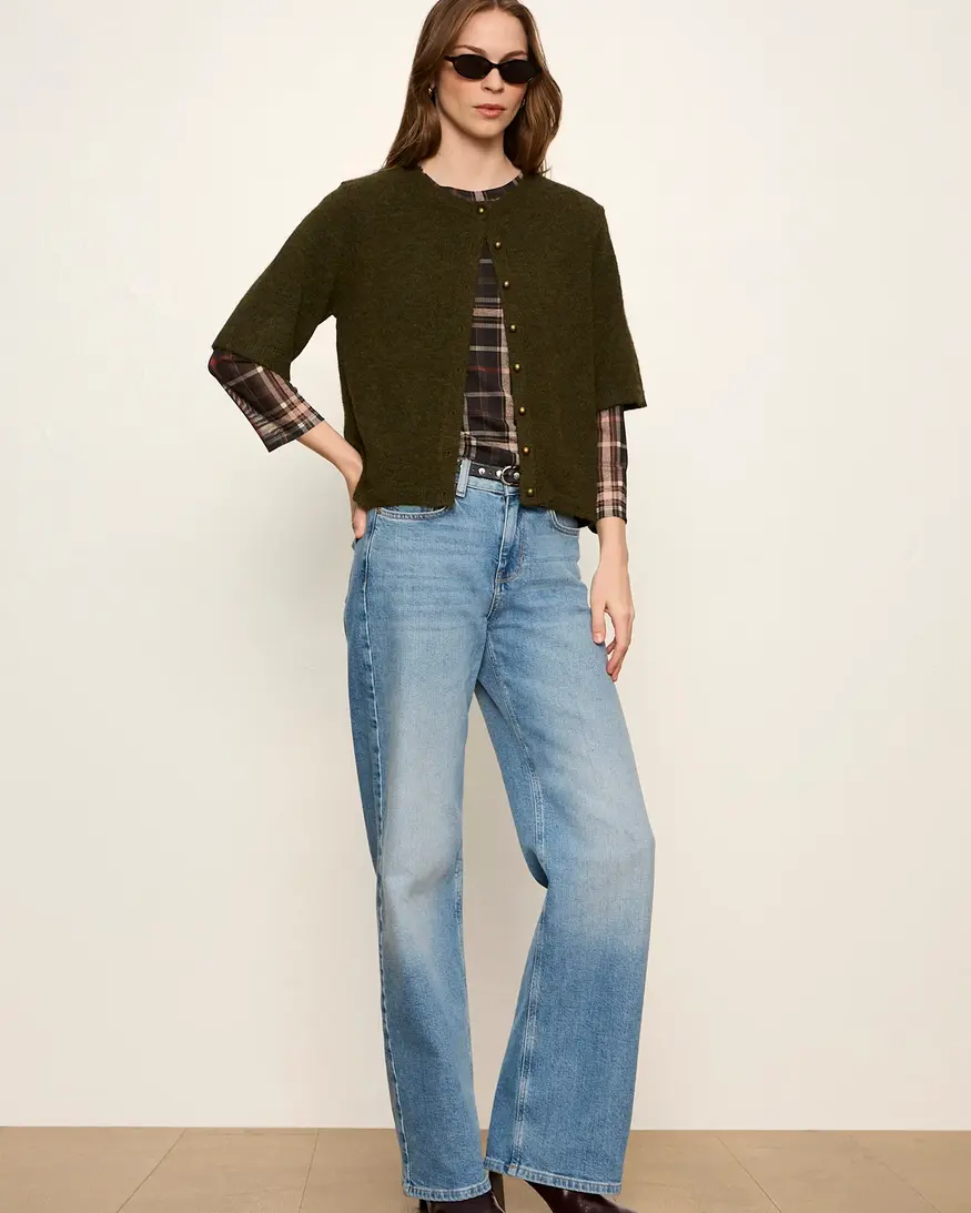 Sanctuary Mesh 3/4 Sleeve Top