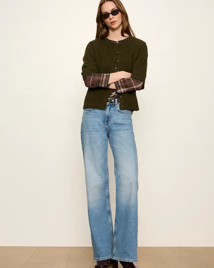 Sanctuary Mesh 3/4 Sleeve Top