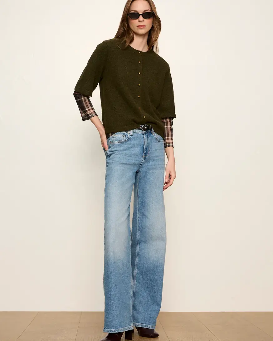 Sanctuary Mesh 3/4 Sleeve Top