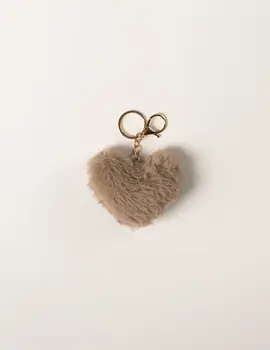 Lyla & Lux Faux Fur Heart Charm