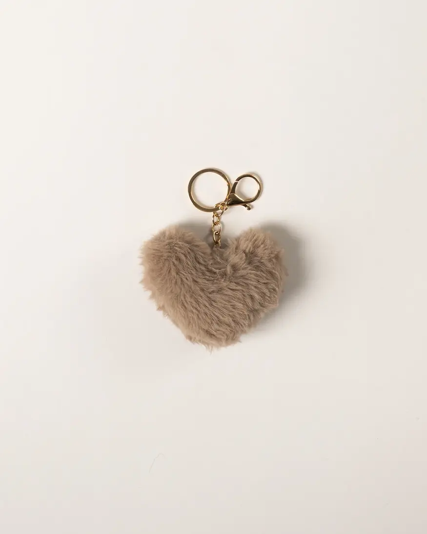 Lyla & Lux Faux Fur Heart Charm