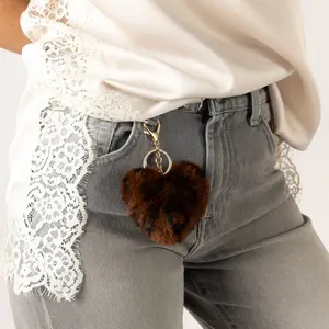 Lyla & Lux Faux Fur Heart Charm