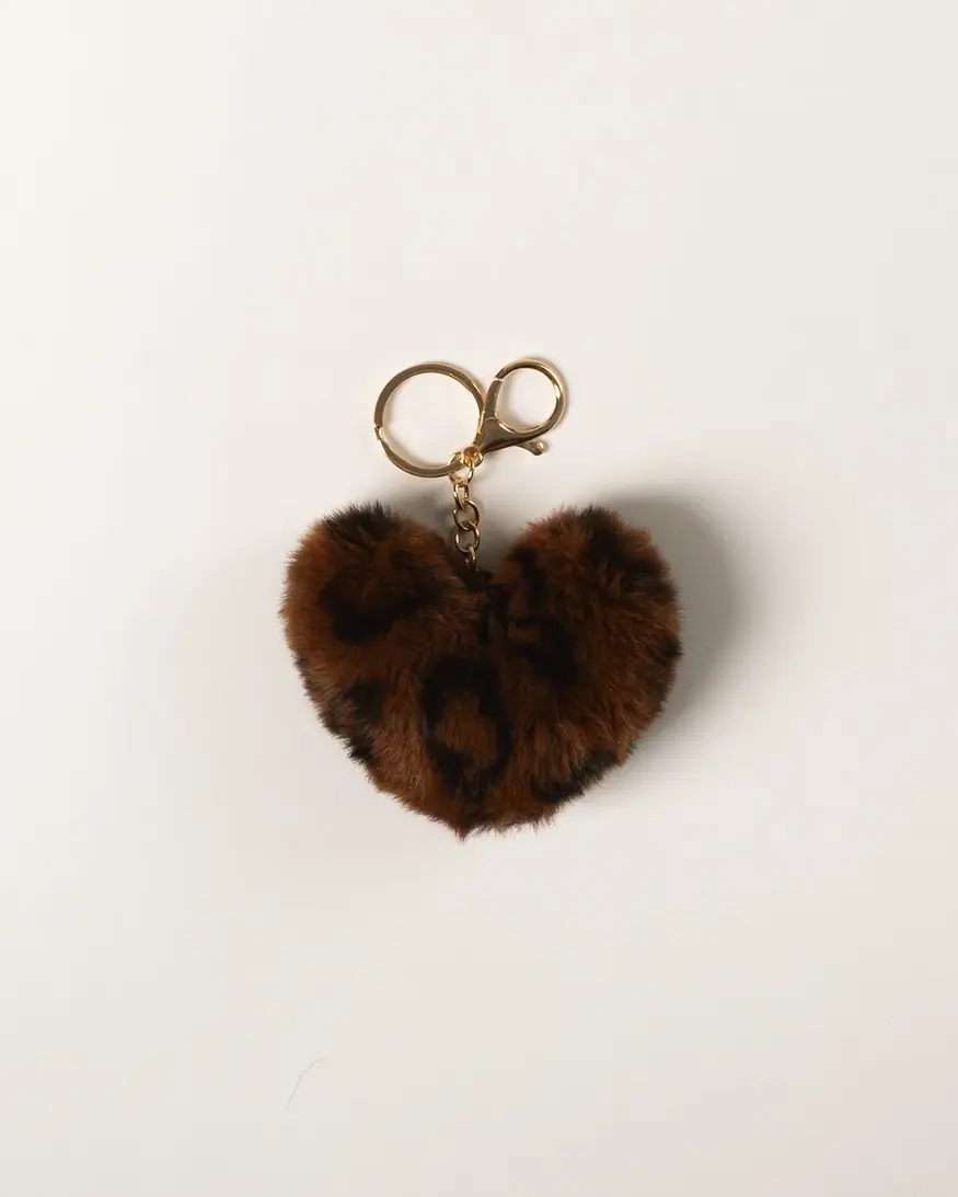 Lyla & Lux Faux Fur Heart Charm