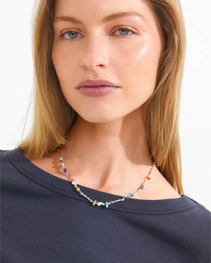Pilgrim Trace Y Necklace