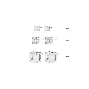 Pilgrim Ravi Crystal Studs 4mm