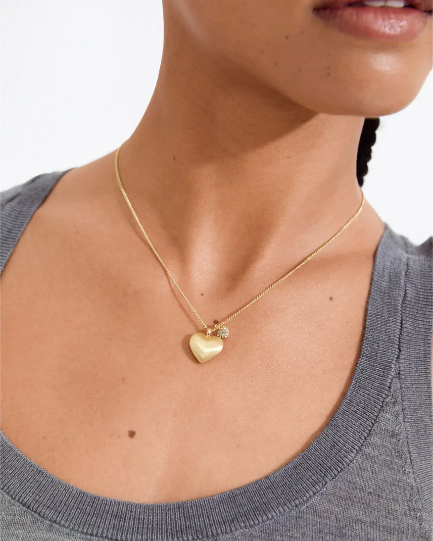Pilgrim Sophia Heart Pendant