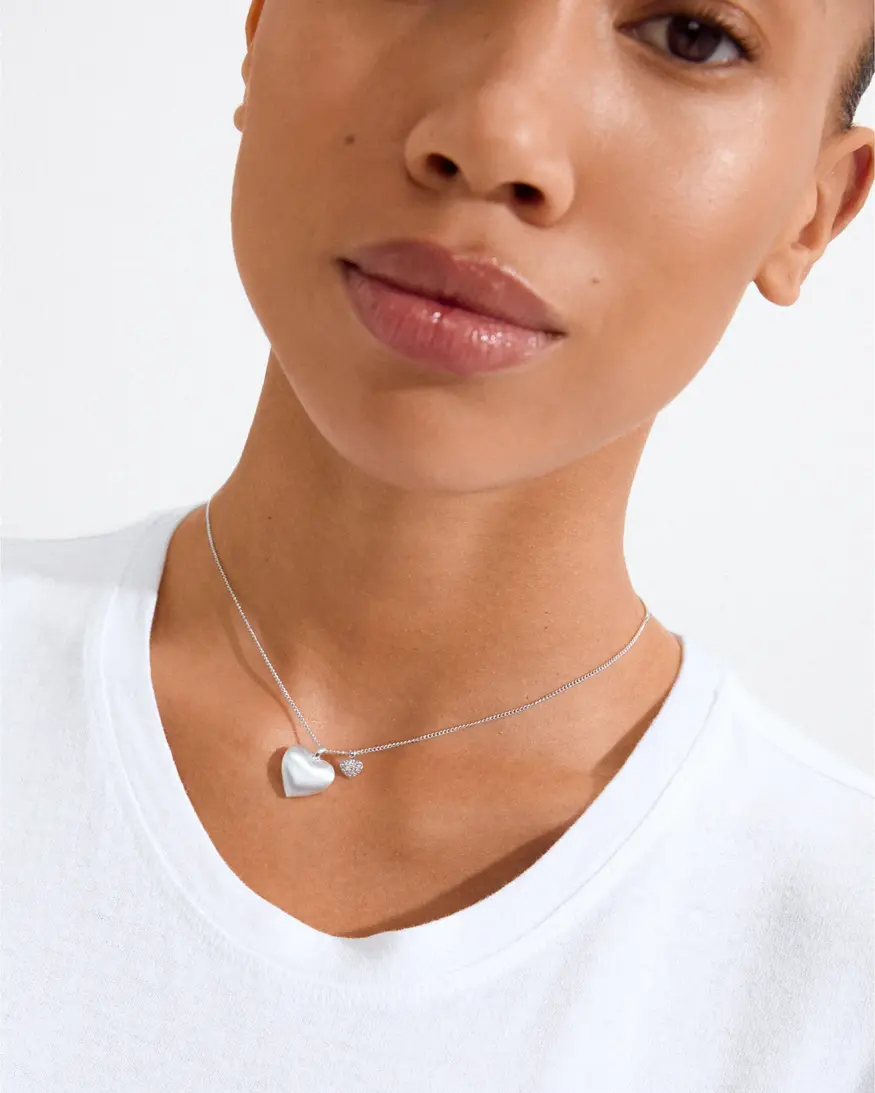 Pilgrim Sophia Heart Pendant