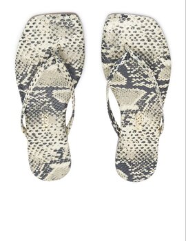 TKEES Square Toe Exotics Sandal