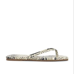 TKEES Square Toe Exotics Sandal