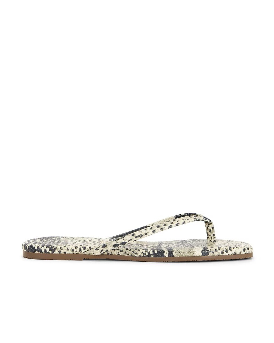 TKEES Square Toe Exotics Sandal