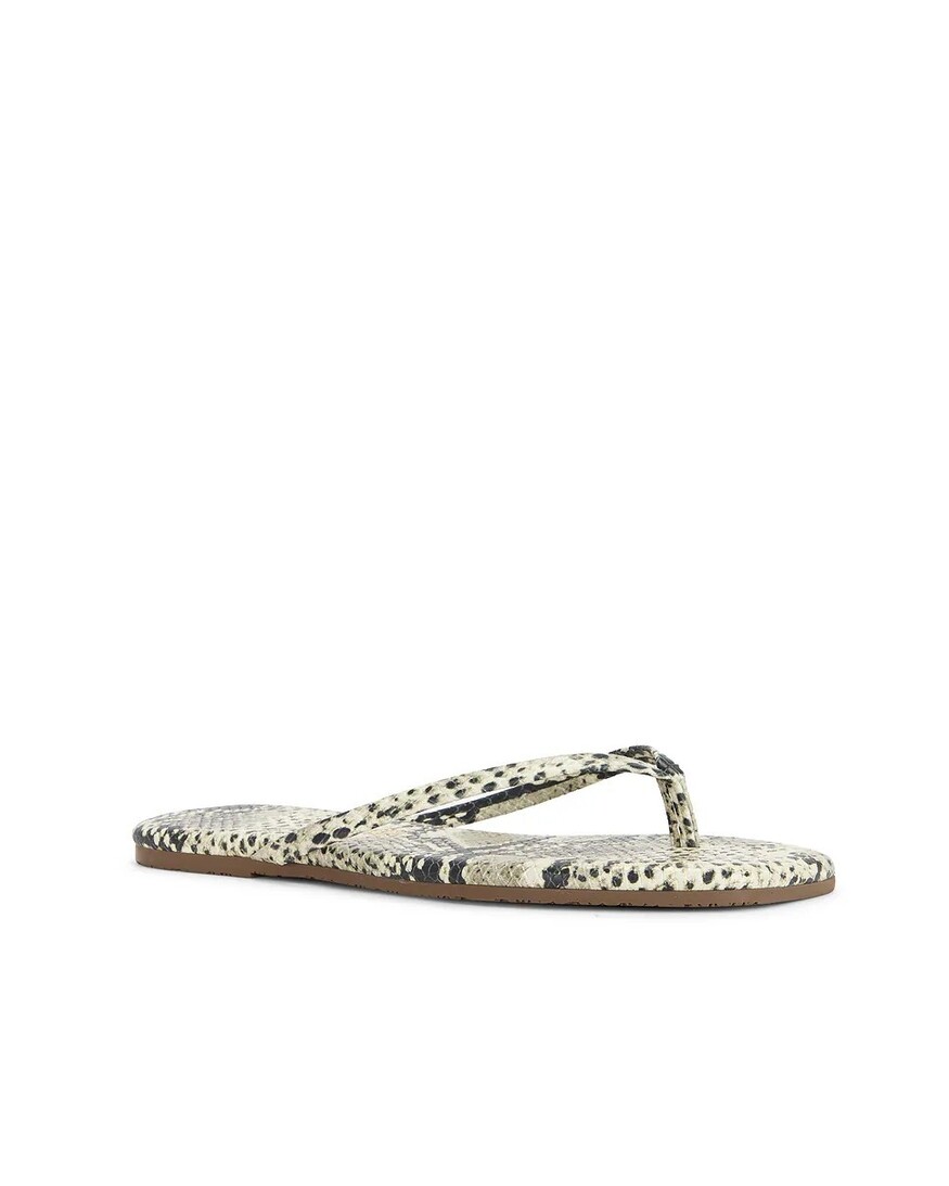 TKEES Square Toe Exotics Sandal