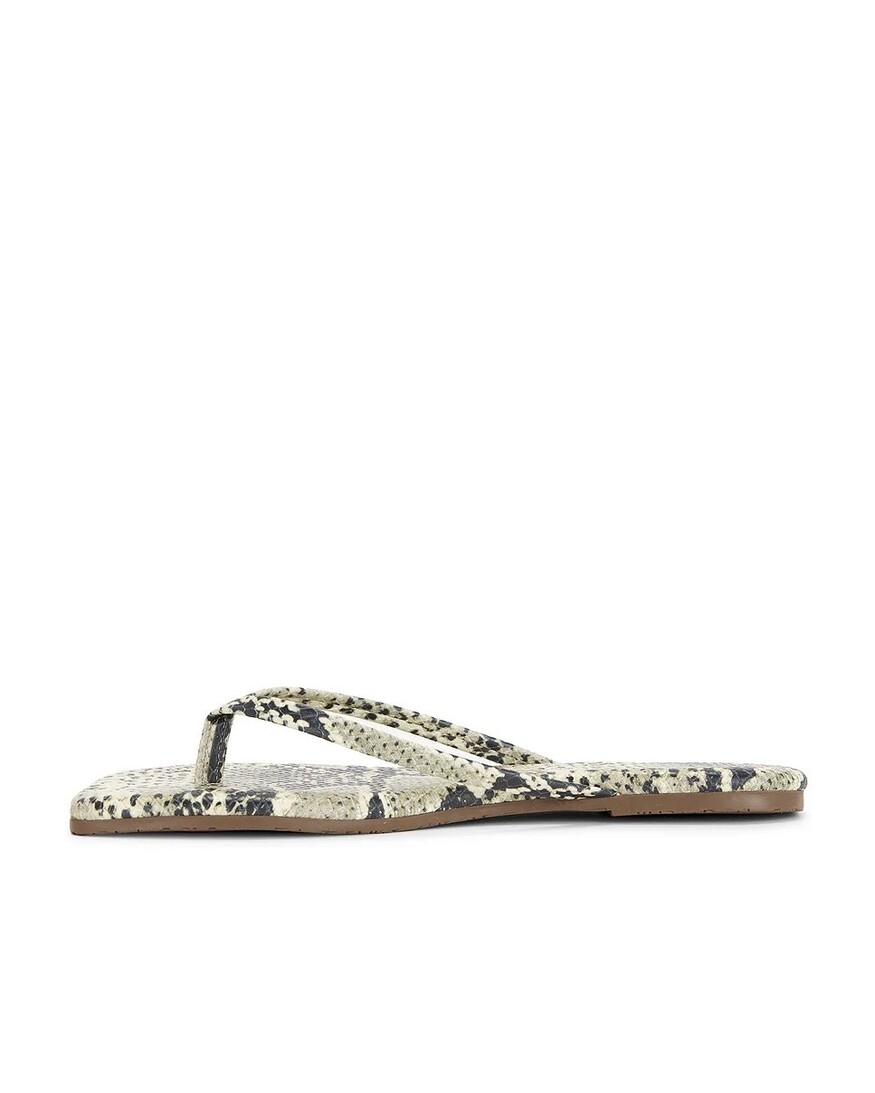 TKEES Square Toe Exotics Sandal