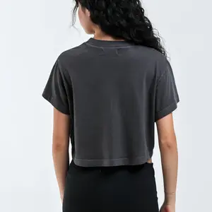 Girl Dangerous Dancing Boots Crop Tee