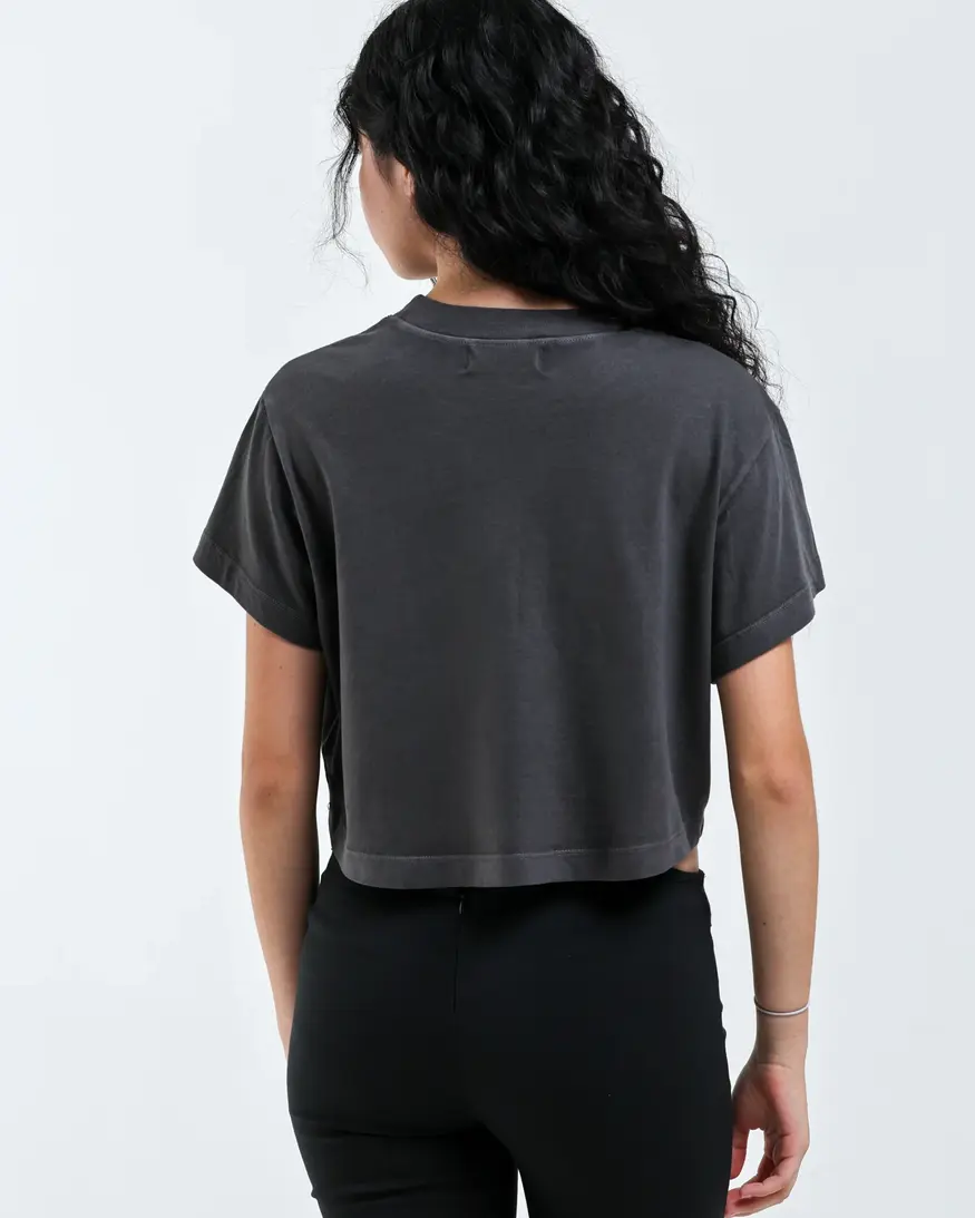 Girl Dangerous Dancing Boots Crop Tee