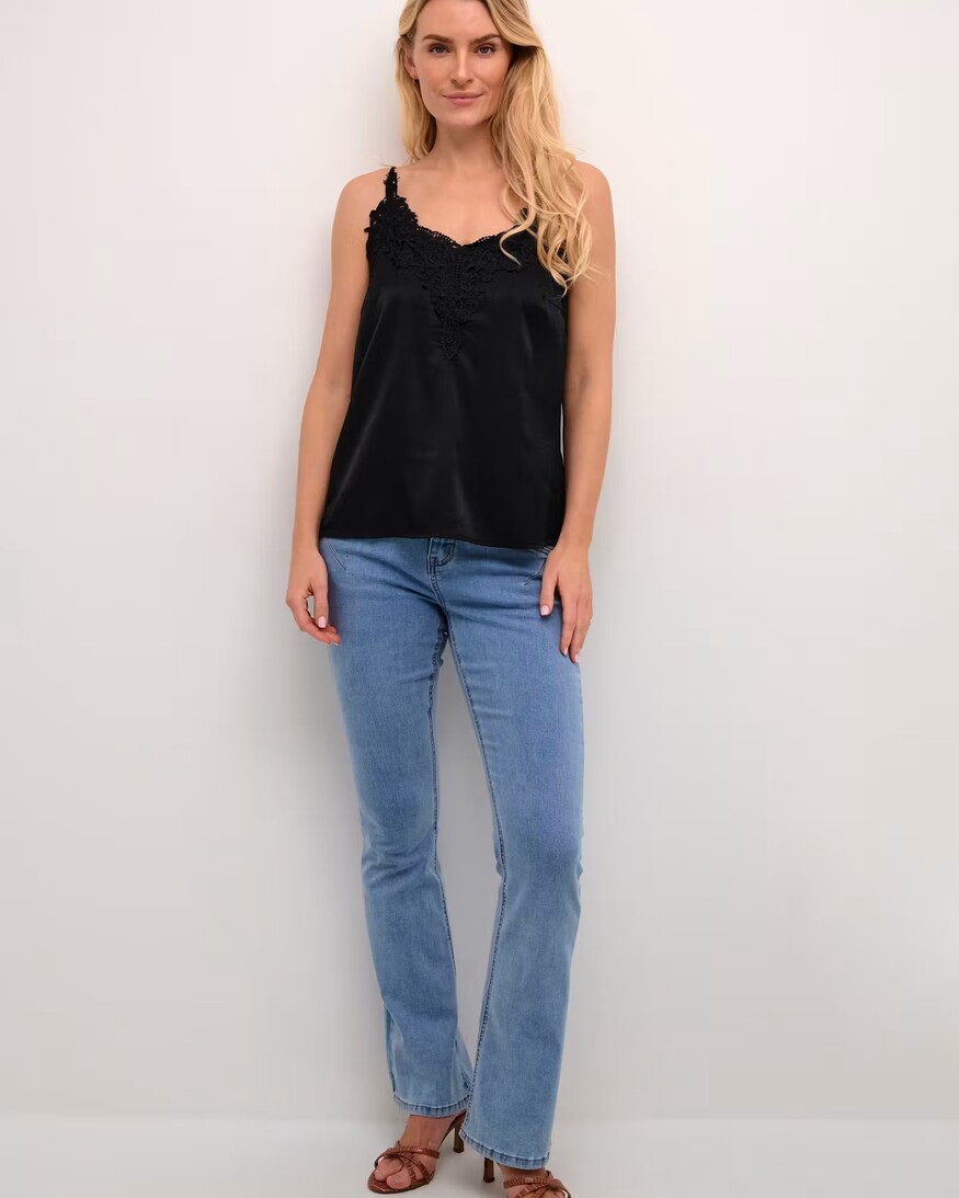 Cream Anna Cami Top