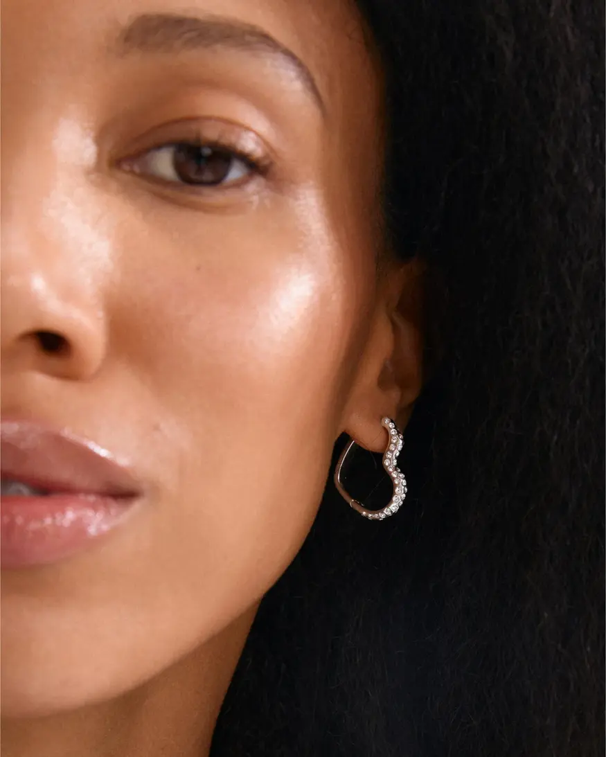 Pilgrim Sora Heart Earrings