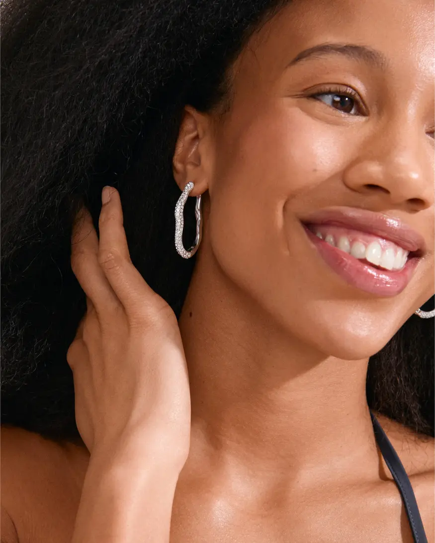 Pilgrim Avola Hoop Earrings