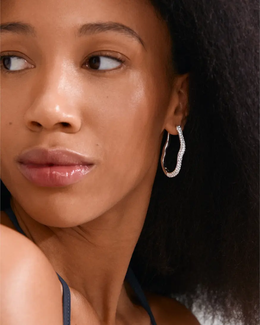 Pilgrim Avola Hoop Earrings