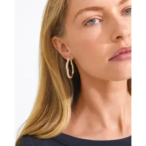 Pilgrim Avola Hoop Earrings
