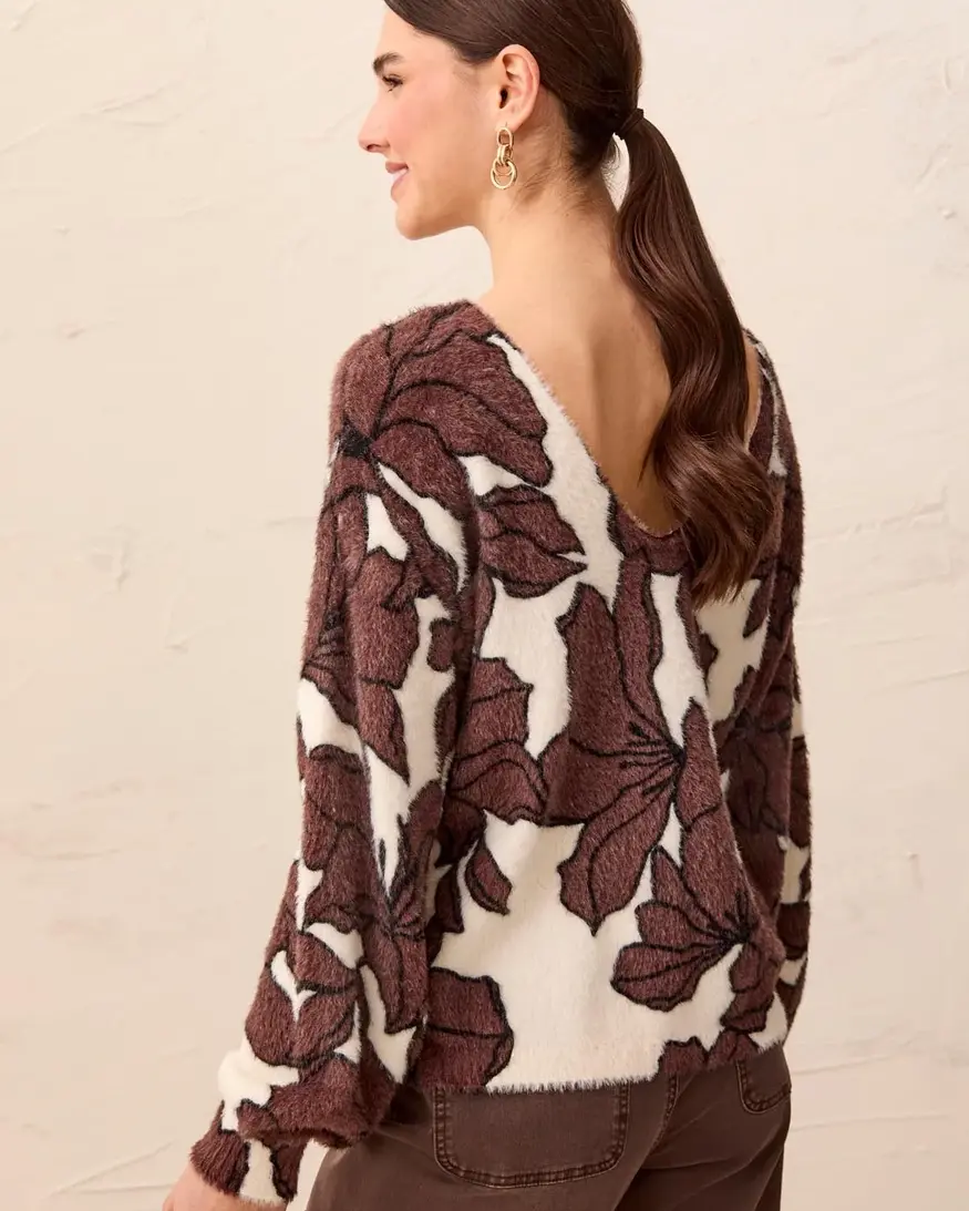Tribal Cia Wear 2 Ways Sweater