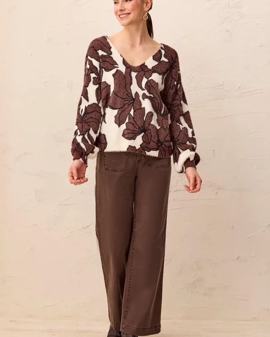 Tribal Cia Wear 2 Ways Sweater