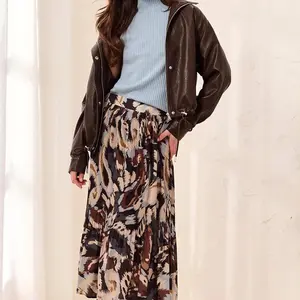 Tribal Caliste Plisse Skirt
