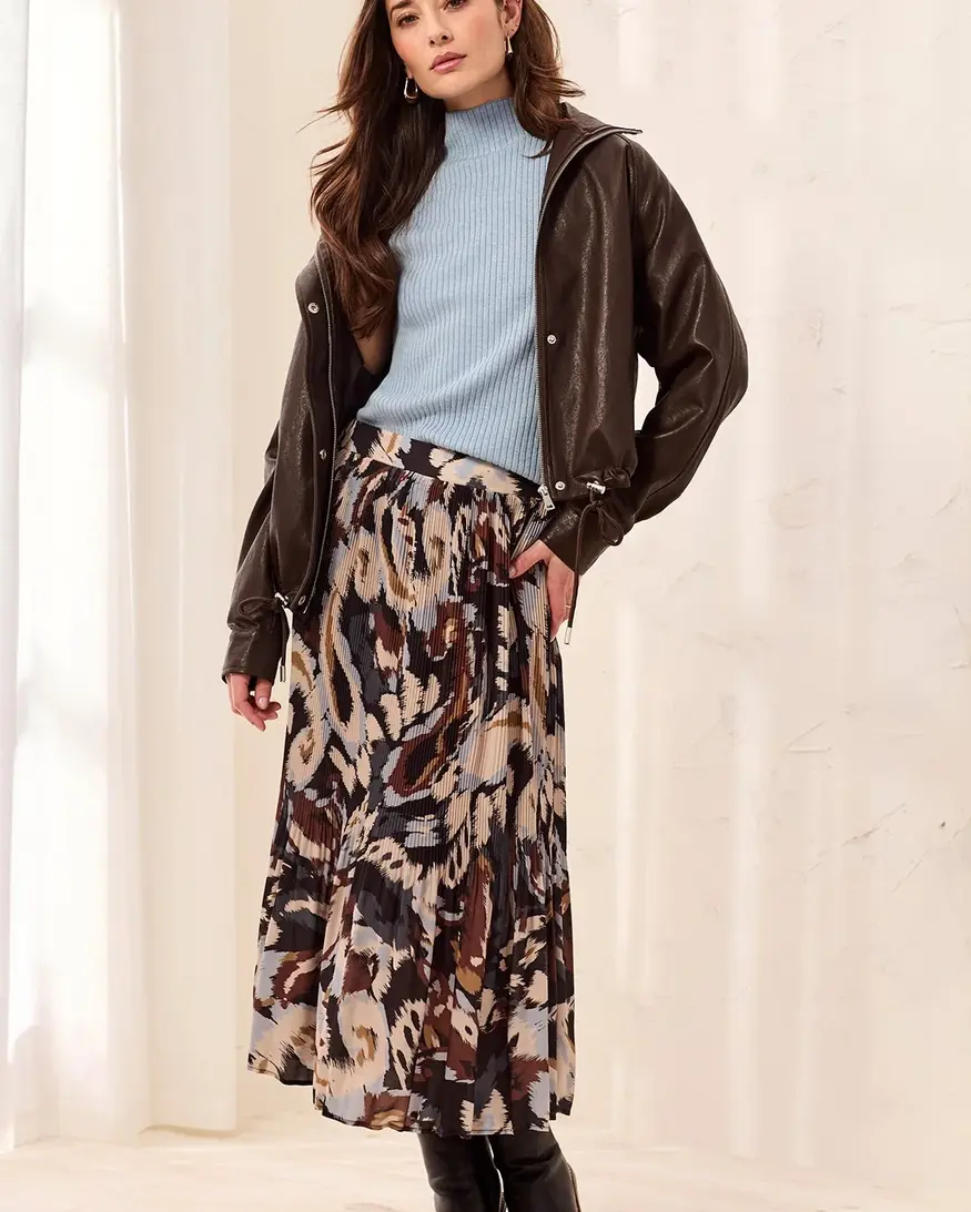 Tribal Caliste Plisse Skirt